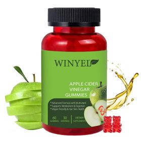 Apple Cider Vinegar Gummies Formulated To Support Normal Energy Levels  Gut Health - Supports Digestion, Detox  Cleansing - ACV Gummies WVIT B12 (Option: 1 PCS)