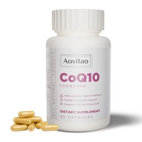 CoQ10 For Women Female Q10 Antioxidants Detox Menopause Immuse 200mg 30 Veg Non-GMO And Gluten Free Immune Supplement (Option: 30Counts-Unflavored)