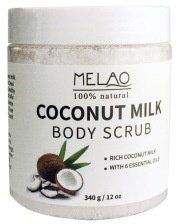 Exfoliating Scrub Full-body Care Exfoliating Bath Salts Deep Cleansing Mud Dead Sea Salt Facial Cleanser (Type: 340g Coconut milk scrub)