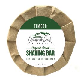 Timber Organic Shaving Bar Soap 3.2oz (Select Qty: Single Bar)